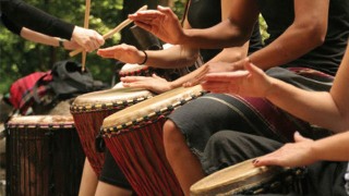 Matthew's drum class